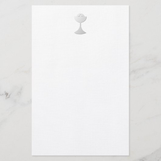 Silberner Chalice und Wirt Briefpapier (Vorderseite)