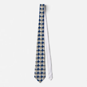Silberner Dollar-Krawatte Morgans Krawatte