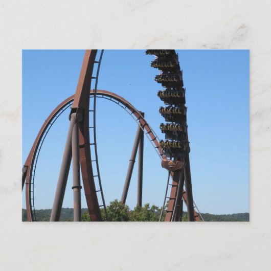 Silberner Dollar Wild-Feuer in der Stadt Postkarte (Vorderseite)