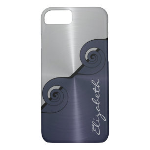 Silberner Edelstahl-Metallblick Case-Mate iPhone Hülle