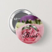 silberner Eheringknopf Button (Vorne & Hinten)