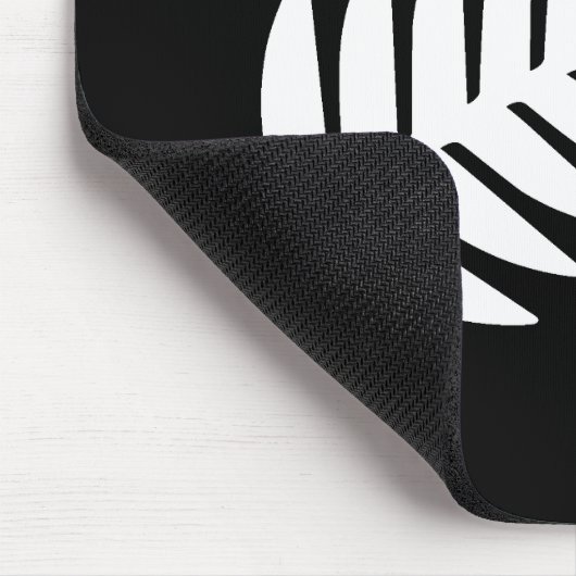 Silberner Farn Neuseelands Mousepad (Ecke)