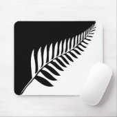 Silberner Farn von Neuseeland Mousepad (Mit Mouse)