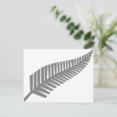 Silberner Farn von Neuseeland Postkarte (Stehend Vorderseite)