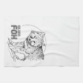 SILBERNER FUCHS VINTAG GESCHIRRTUCH (Horizontal)