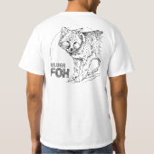 SILBERNER FUCHS VINTAG T-Shirt (Rückseite)