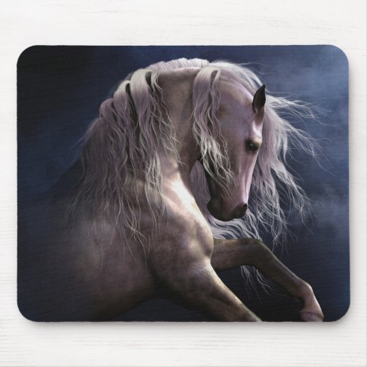Silberner Geist Mousepad (Vorne)