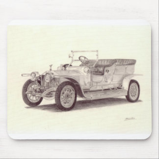 Silberner Geist Rolls Royces Mousepad