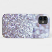 Silberner Glitzer Case-Mate iPhone Hülle (Rückseite (Horizontal))