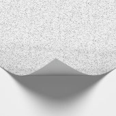 Silberner Glitzer Geschenkpapier (Ecke)