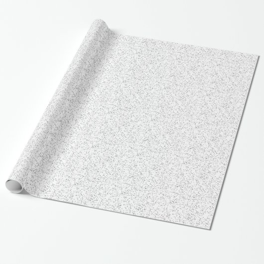 Silberner Glitzer Geschenkpapier (Ungerollt)