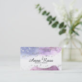 *~* silberner Glitzer-moderne Kunstabstrakter Visitenkarte (Stehend Vorderseite)