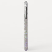 Silberner Glitzer und Diamanten auf Regenbogen-Gli Case-Mate iPhone Hülle (Hinten/Links)