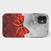 Silberner Glitzer und Glitzern Weihnachtsjunge Case-Mate iPhone Hülle (Rückseite (Horizontal))