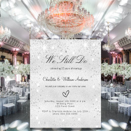 Silberner Glitzer versagt Aufforderung zur Haushal Flyer