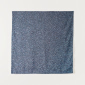 Silberner Glitzer Wandteppich (Vorderseite (Horizontal))