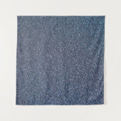 Silberner Glitzer Wandteppich (Vorderseite)
