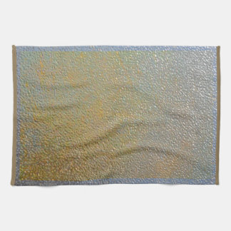 Silberner Goldmetallbeschaffenheits-Muster-Blick | Handtuch