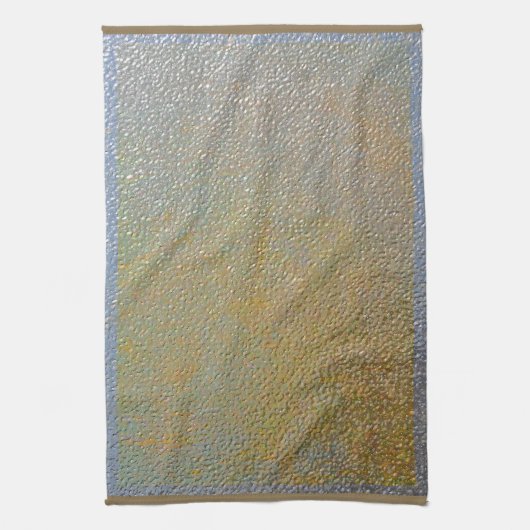 Silberner Goldmetallbeschaffenheits-Muster-Blick | Handtuch (Vertikal)