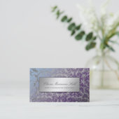 Silberner göttlicher Hydrangea 311 Visitenkarte (Stehend Vorderseite)