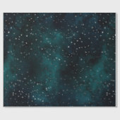 Silberner Himmel Geschenkpapier (Flach)