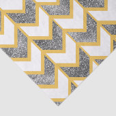 Silberner Imitat-Glitzer-kundenspezifisches Seidenpapier (Ausschnitt)