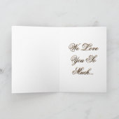 Silberner Jahrestag Karte (Innenseite)