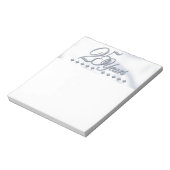 Silberner Jahrestag! Notizblock (Rotiert)