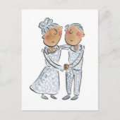 Silberner Jahrestag Postkarte (Vorderseite)