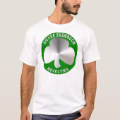 Silberner Kleeblatt-Neuheits-T - Shirt (Vorderseite)