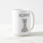 Silberner König & Bauer String Art Becher – Glänze Kaffeetasse (VorderseiteRechts)