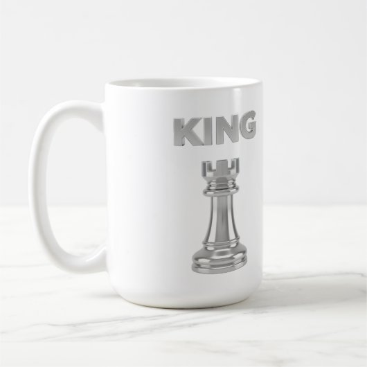 Silberner König & Bauer String Art Becher – Glänze Kaffeetasse (Links)