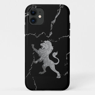 Silberner Königslöwe Case-Mate iPhone Hülle