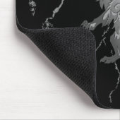 Silberner Königslöwe Mousepad (Ecke)