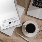 Silberner Kunde Vielen Dank für Ihre Wertschätzung Dankeskarte