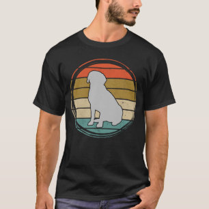 Silberner Labrador Vintag Labrador Männer Frauen K T-Shirt