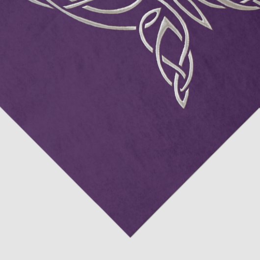 Silberner lila keltischer seidenpapier (Ausschnitt)