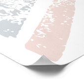 Silberner Link LNER Klasse A4 Lokomotive Profilfla Poster (Ecke)