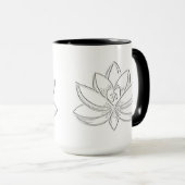 Silberner Lotus Tasse (VorderseiteRechts)