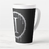 Silberner, mattierter Buchstabe I Milchtasse (Rechte Ecke)