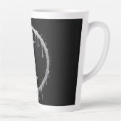 Silberner, mattierter Buchstabe I Milchtasse (Rechts)