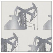 Silberner Metallöl-Pumpanlage-Entwurf Stoff (Nahaufnahme)