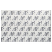 Silberner Metallöl-Pumpanlage-Entwurf Stoff (Fat Quarter (45,7 x 55,9 cm))