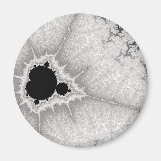Silberner Mini-Brotmagnet Magnet (Vorne)