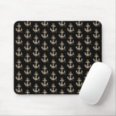 silberner nautischer Anker mit Seil Mousepad (Mit Mouse)