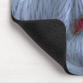 SILBERNER PERSISCHER CAT - MEIN VALENTINSGRUSS MOUSEPAD (Ecke)