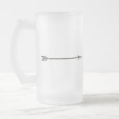 Silberner Pfeil-mattierte Tasse (Links)