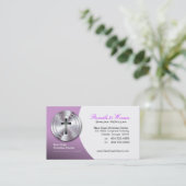 Silberner querer christlicher visitenkarte (Stehend Vorderseite)