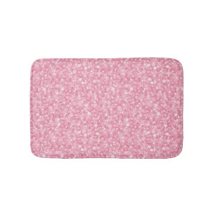 Silberner rosa Glitter Badematte