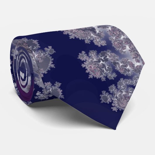 Silberner Schatten (Krawatte) Krawatte (Gerollt)